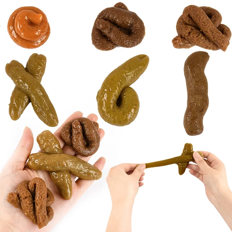 Fake Poop Gag Gift - Merda realista segura e de plástico
