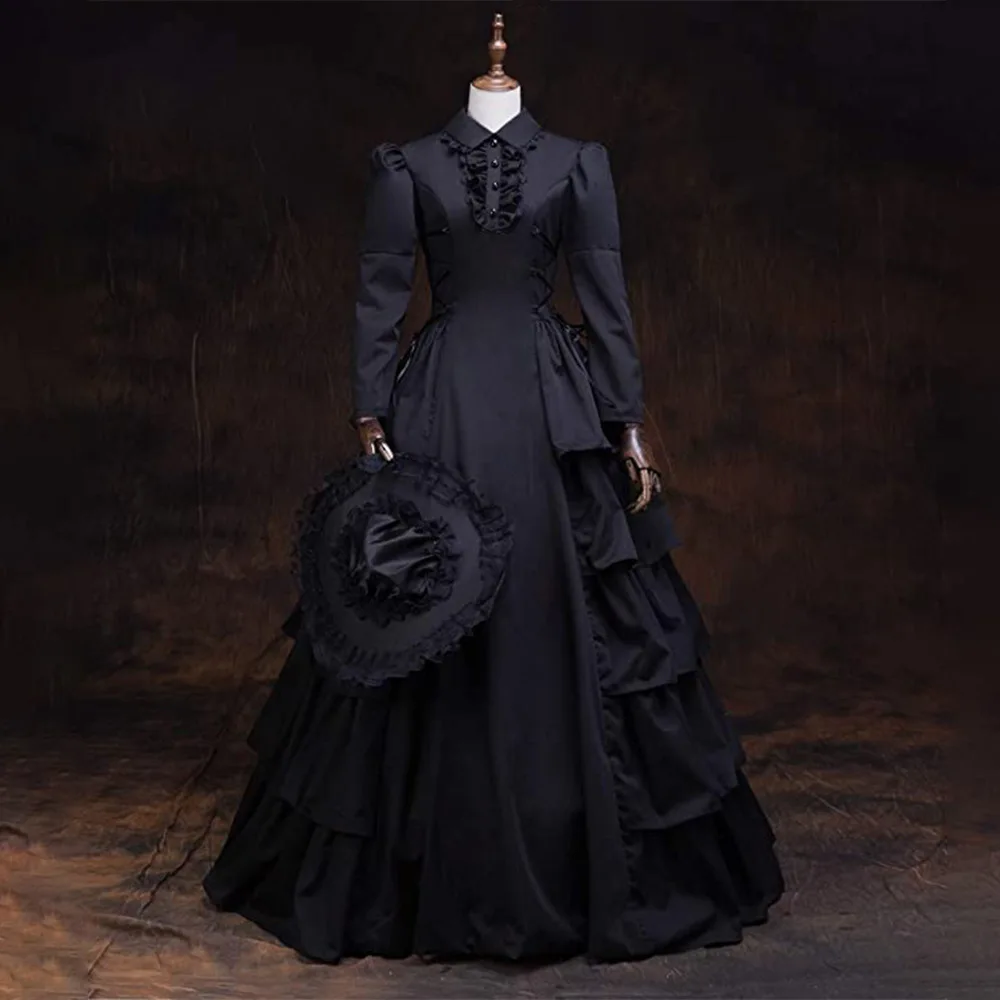 Medieval Renaissance Dress Women - Fantasia de Cosplay de Princesa Medieval