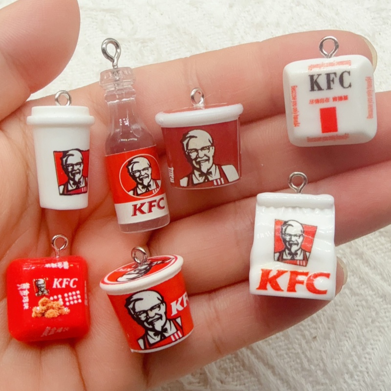 Novelty Gifts - 10 peças de chaveiros de resina