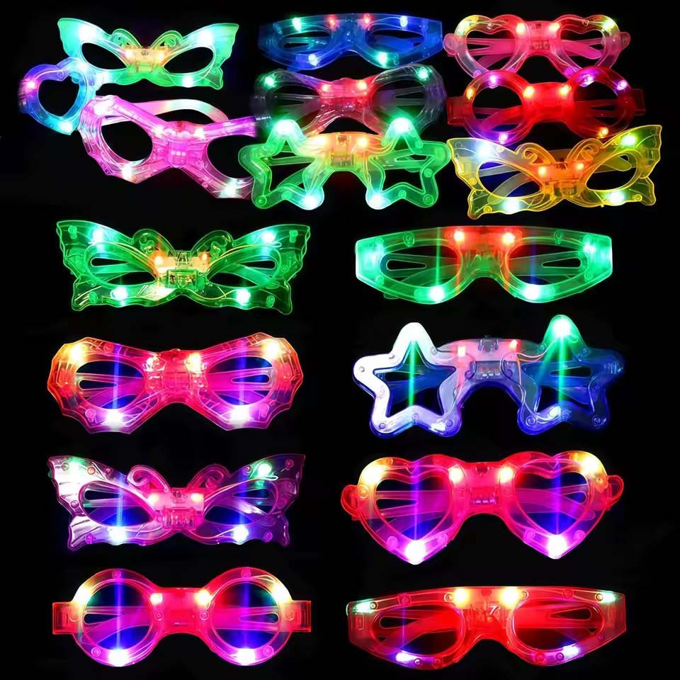 Glow In The Dark Party Glasses - Óculos que brilham no escuro, óculos