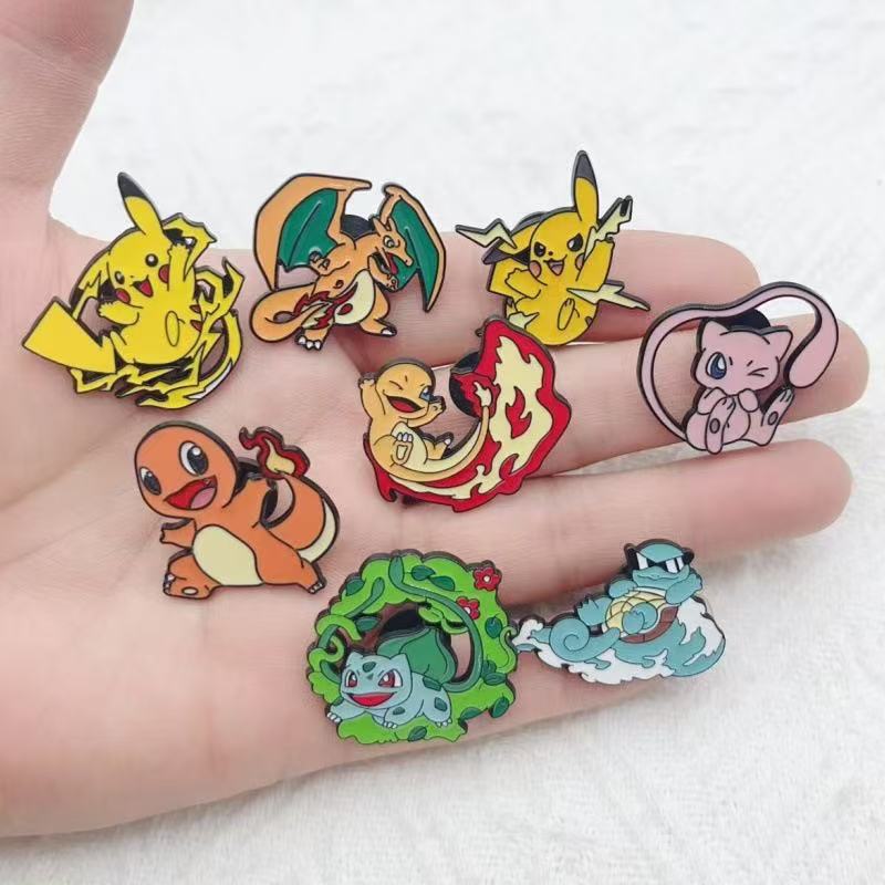 Novelty Gifts - 8 peças de broche de liga