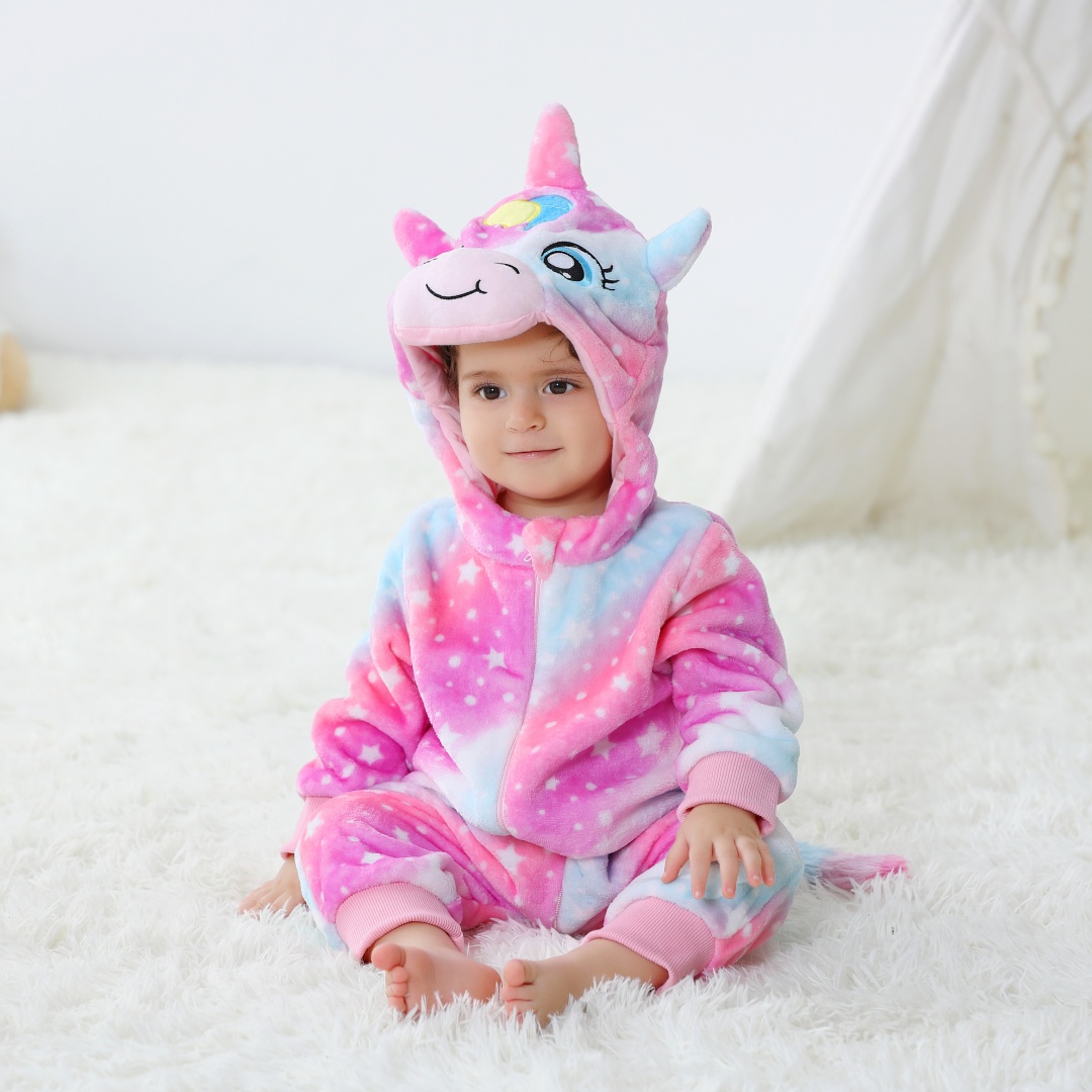 Spiderman Jumpsuit Kids - Macacões de bebê unicórnio com chapéu
