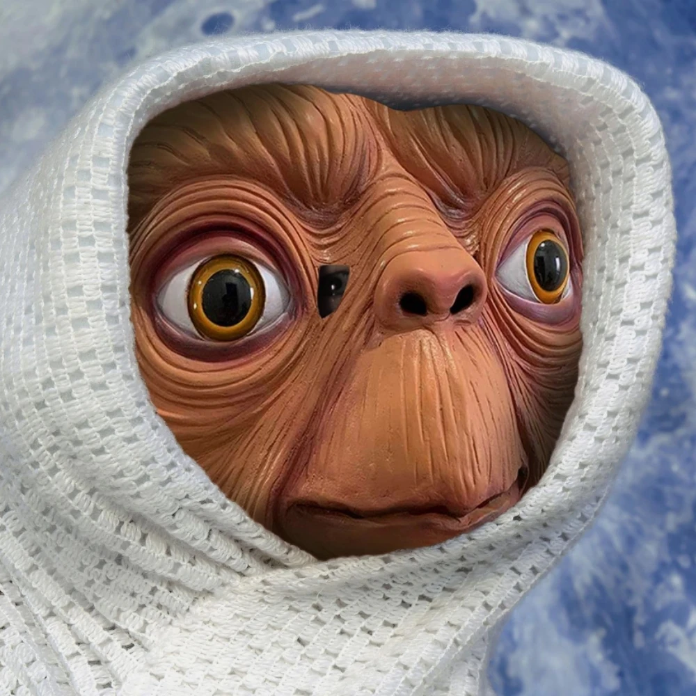 Latex Alien Mask Realistic - Máscara realista de látex alienígena ET