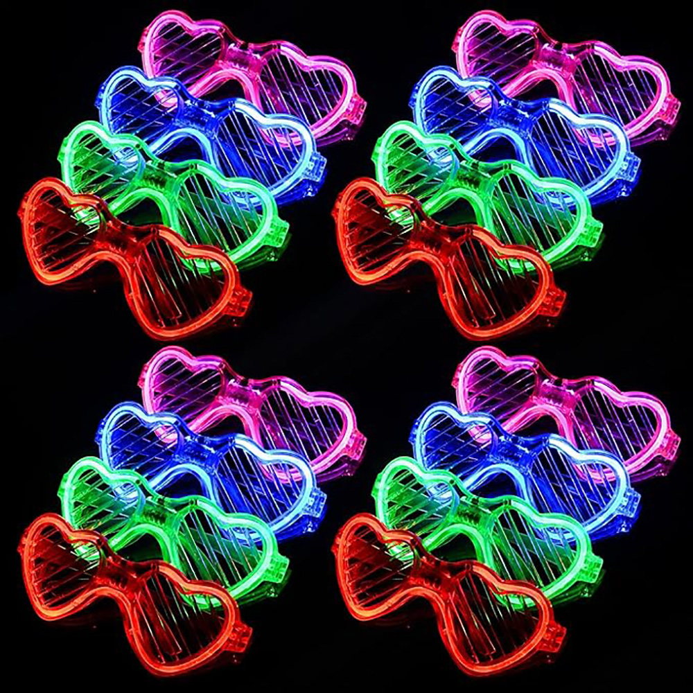 Glow In The Dark Party Glasses - 5/10/20/30/50 óculos de luz em massa