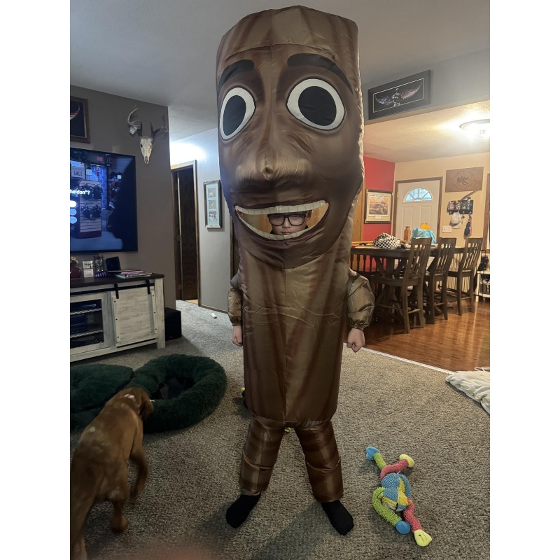 Inflatable Dinosaur Costume Adult - Fantasia inflável de homem de madeira
