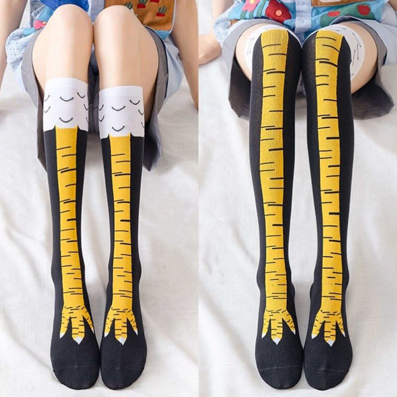 Funny Chicken Leg Socks - Engraçado perna de frango meia sobre
