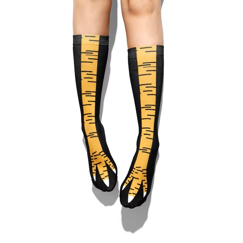 Funny Chicken Leg Socks - 3d engraçado criativo frango pé garra
