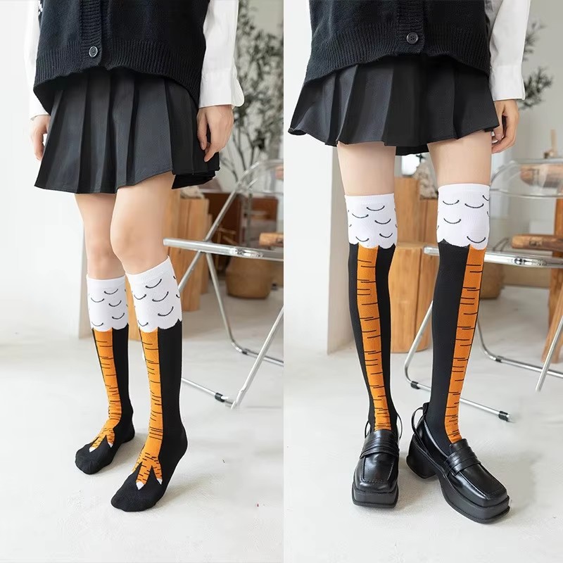 Funny Chicken Leg Socks - 1/2/3 pçs engraçado pata de frango