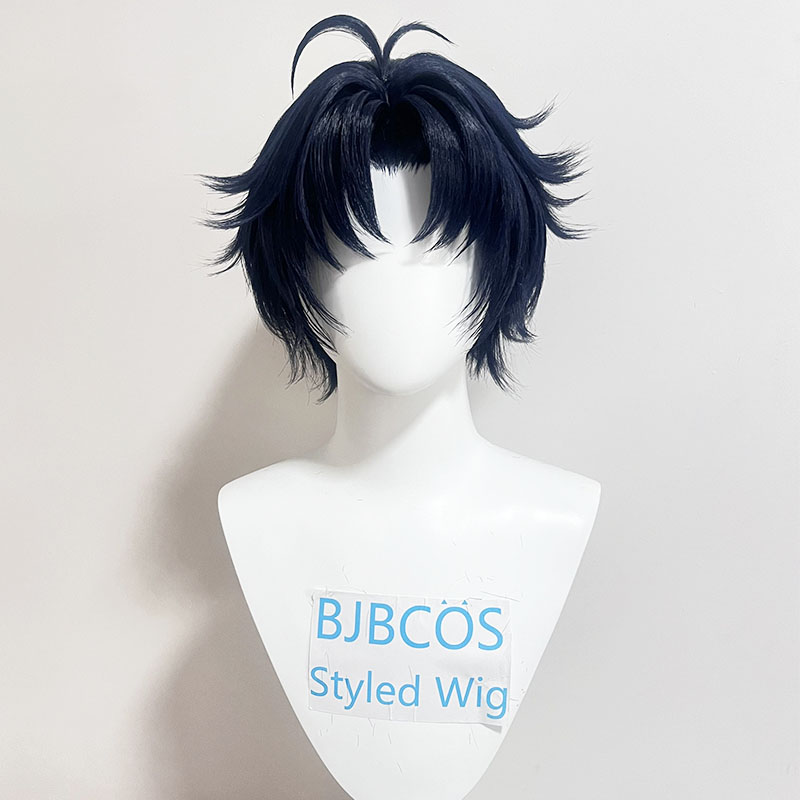 Anime Cosplay Wig Heat Resistant - Peruca Estilizada Asaba Harumasa Cosplay ZZZ
