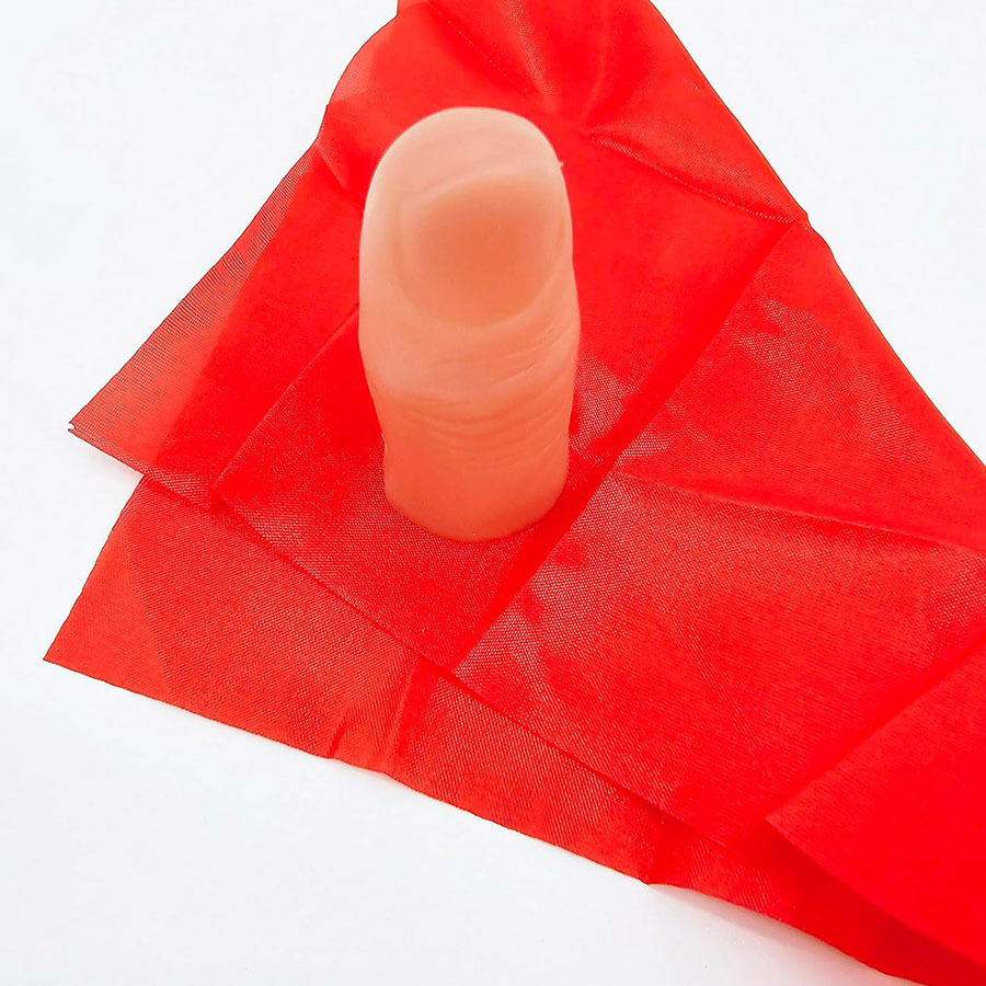 Thumb Tip Magic Trick Set - Cachecol-vanish magia polegar ponta dedo manga