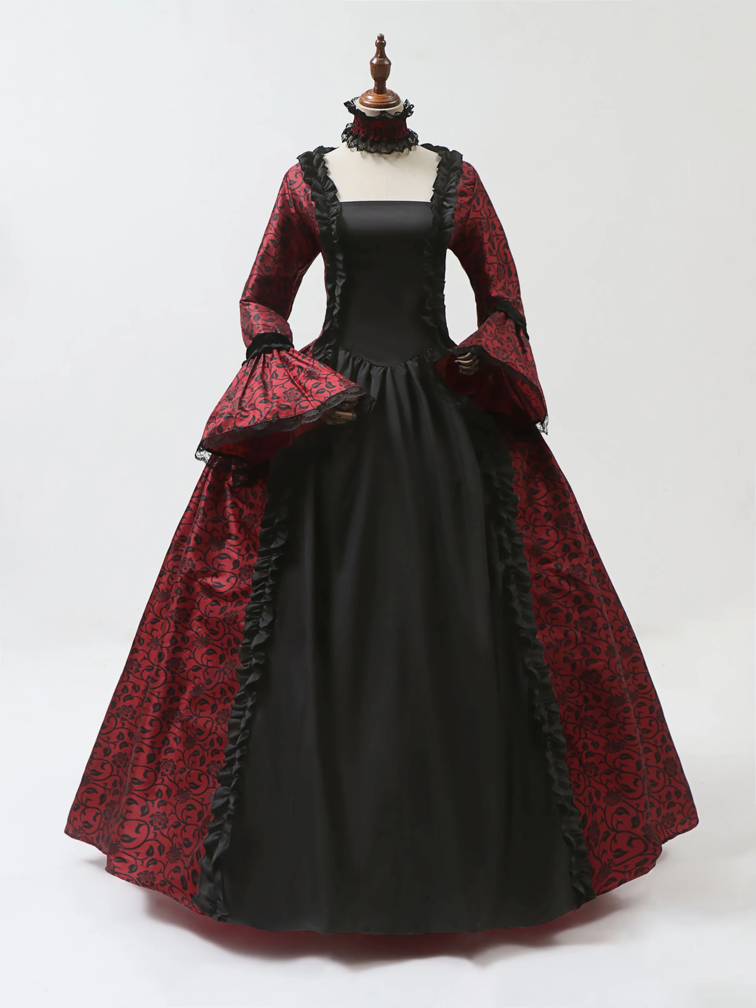 Medieval Renaissance Dress Women - Cosplay marie antoinette vestido medieval manga