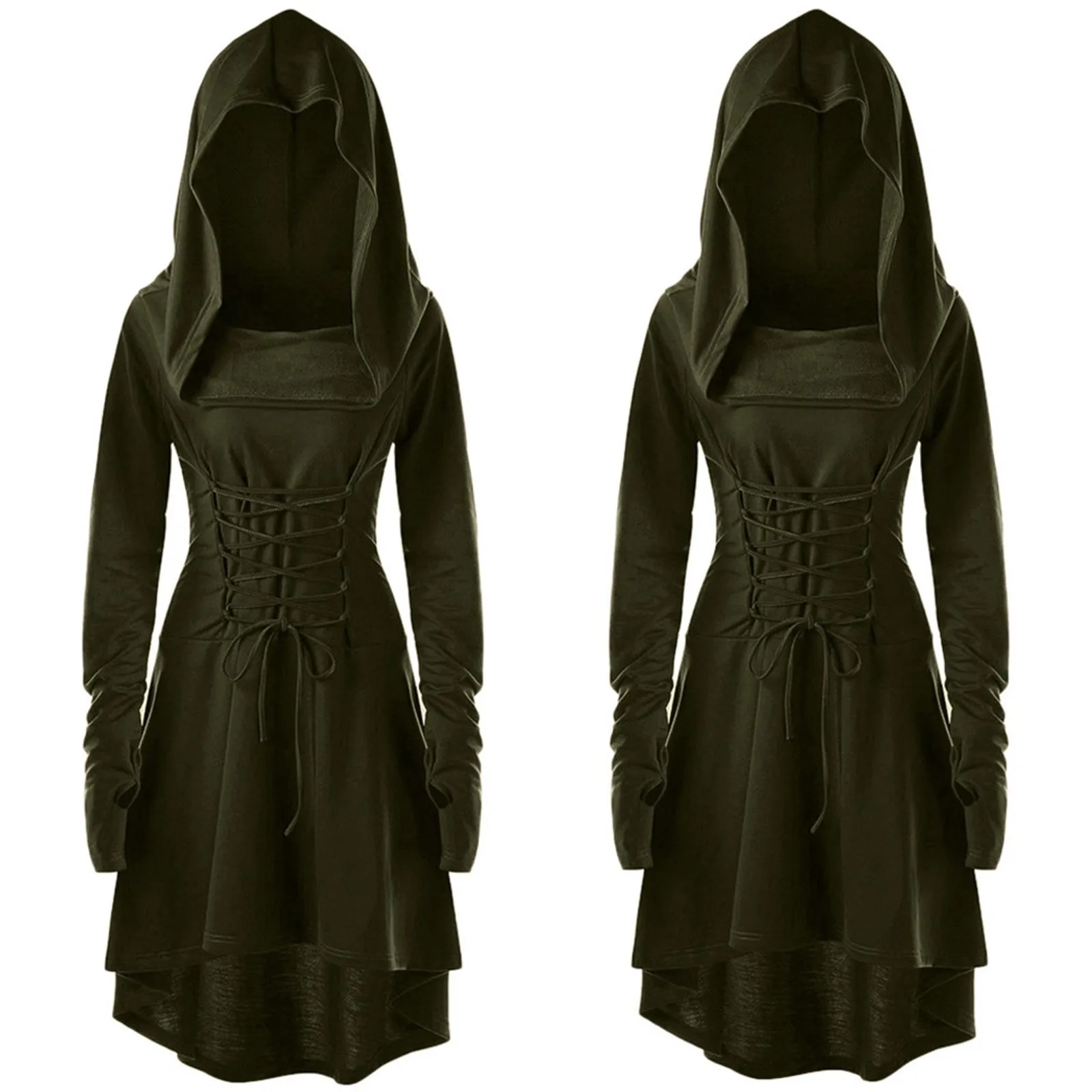 Medieval Renaissance Dress Women - Medieval froest feminino arqueiro traje com