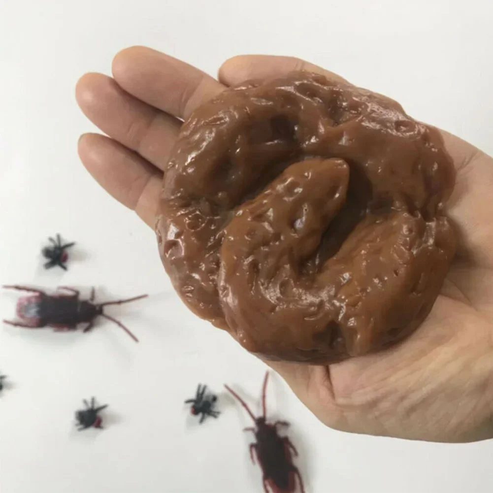 Fake Poop Gag Gift - Cão falso cocô realista macio tpr