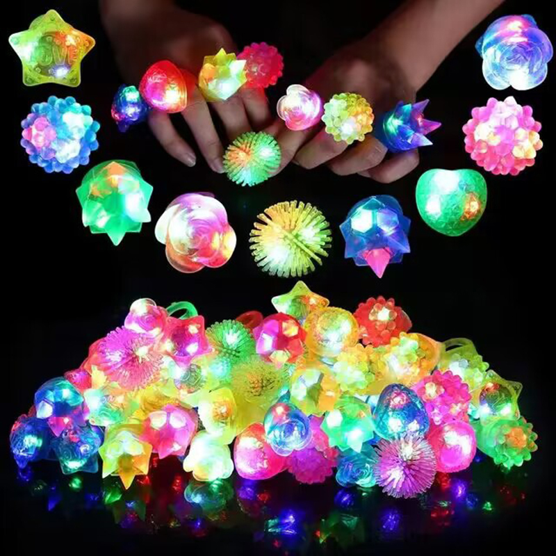Glow In The Dark Party Glasses - 20/30/50 pçs anéis brilhantes led light