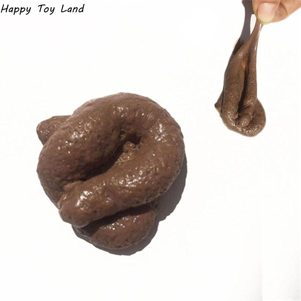 Fake Poop Gag Gift - Brincadeira realista falso merda brinquedos pedaço