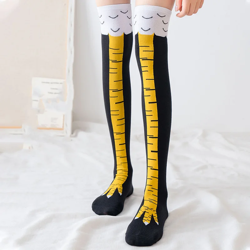 Funny Chicken Leg Socks - Meias Divertidas com Estampa de Pata