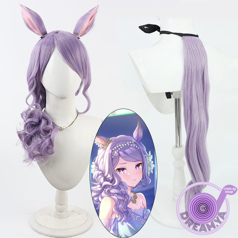 Anime Cosplay Wig Heat Resistant - Mejiro peruca cosplay umamusume bonito derby