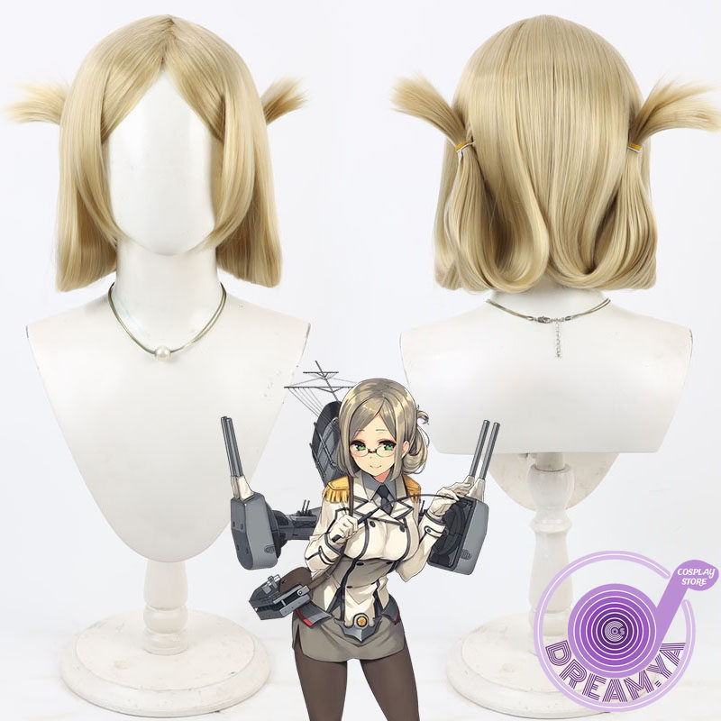 Anime Cosplay Wig Heat Resistant - Peruca de cosplay katori, coleção kantai,