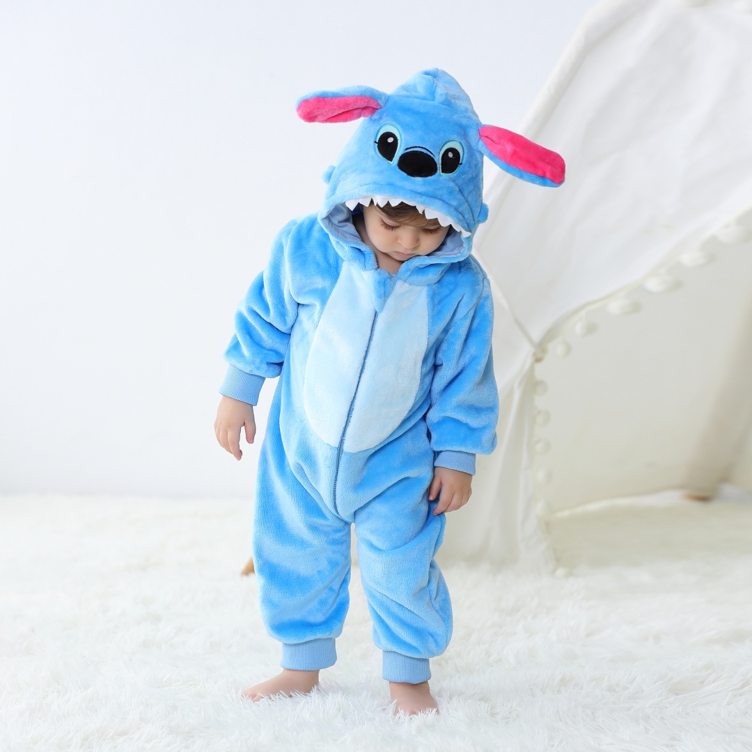 Spiderman Jumpsuit Kids - Bebê kigurumi ponto dos desenhos animados