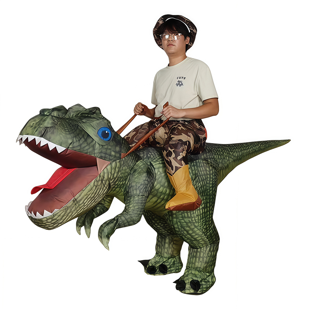 Inflatable Dinosaur Costume Adult - Fantasia Inflável de Dinossauro Adulto com